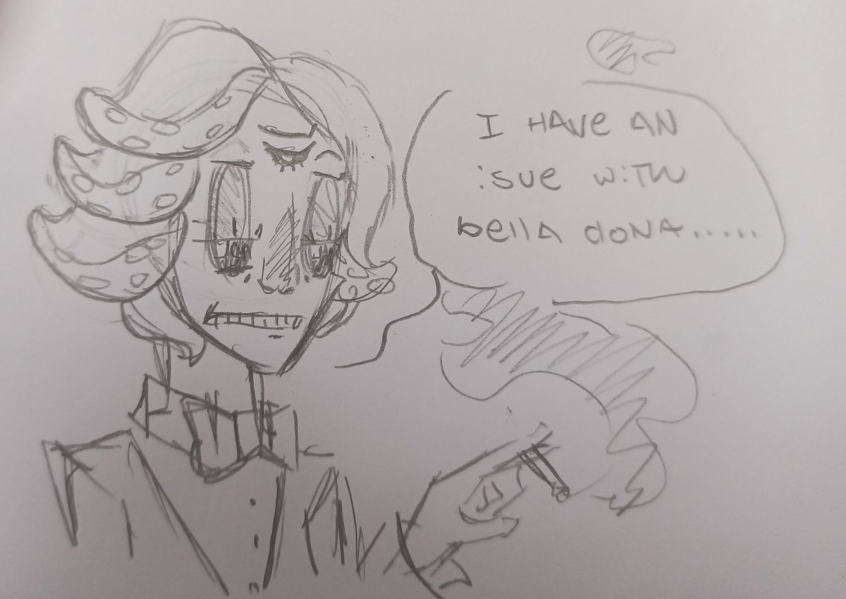ClaudeRex1's tweet photo. Williams issues....#oc #sctetch #doodle   #traditionalart https://t.co/0pW0GGK5Ll
