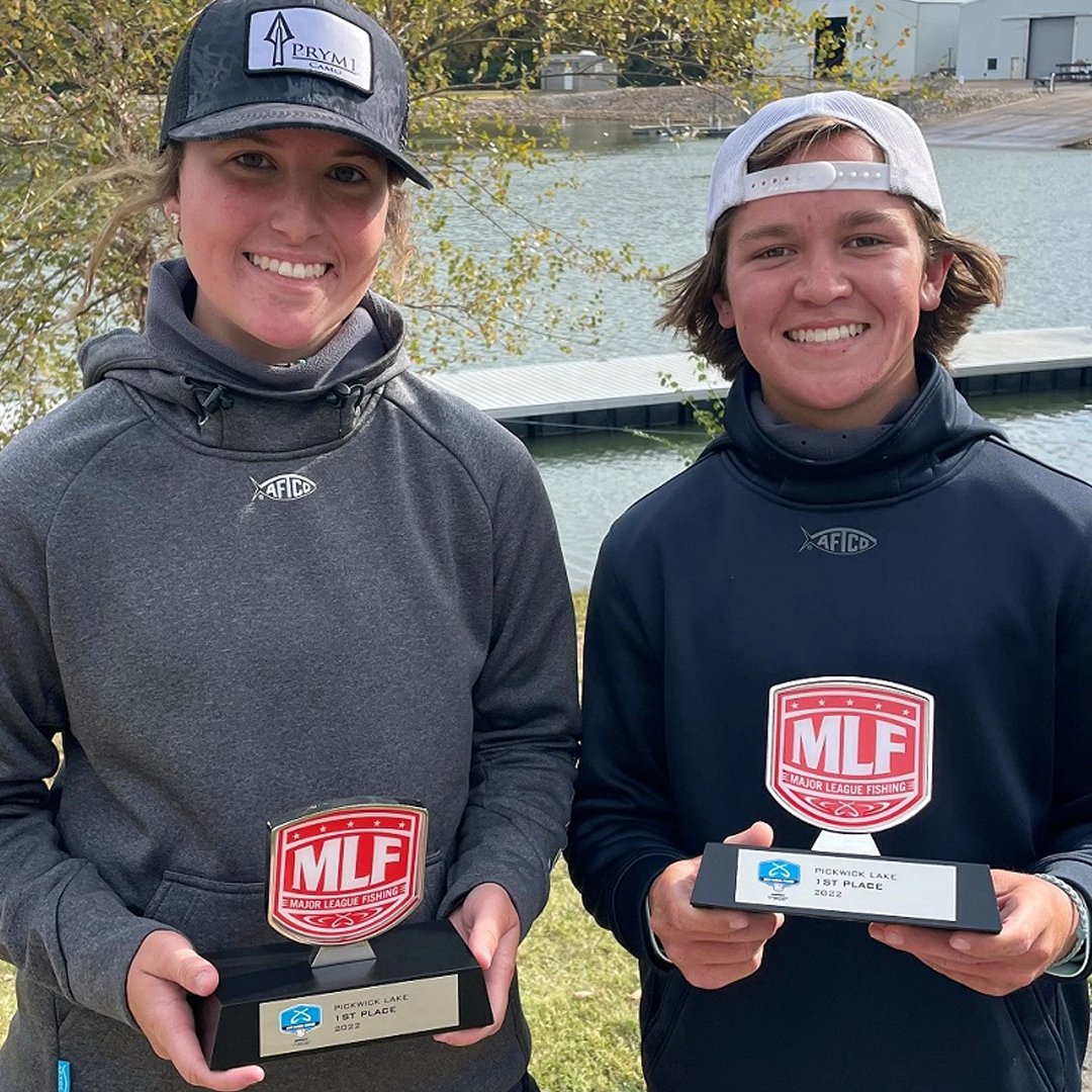 The Mount Juliet High School duo - Lainie Holbert and Presley Lannom, bagged a limit and a victory with 12 pounds, 14 ounces at the High School Fishing Presented by @FavoriteRodsUSA Open on Pickwick Lake!