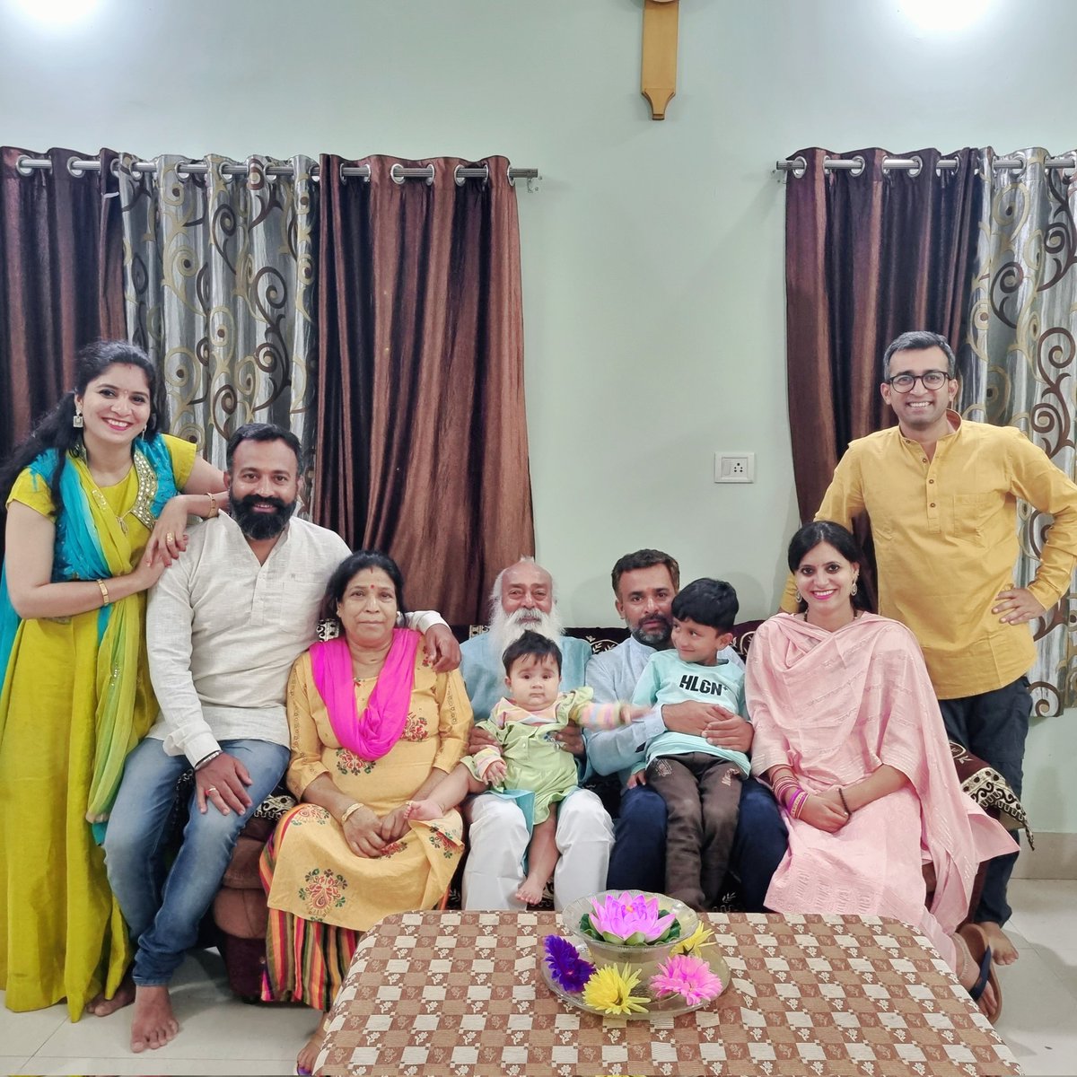 jeetsingharya's tweet photo. We all are very happy to have our mother celebrating Diwali with us. Its a very special and emotional moment for me.

#ShubhDiwali #Family https://t.co/zil8HgAjse