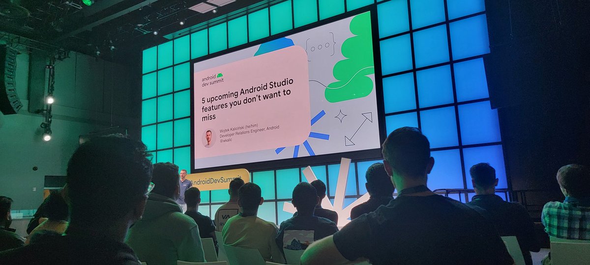 navczydev's tweet photo. New Android Studio features by @wkalic #AndroidDevSummit22 #AndroidDevSummit #AndroidDev https://t.co/smC5oXlywb