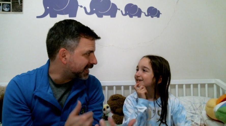 NoahCoslov's tweet photo. What Adults Don’t Understand is the topic of this week’s episode of The Follow Up with my 8-yr-old daughter, Eden. 
New every Monday, watch here on @VokalNow: https://t.co/DdJzUndDRv 

(thanks to @theweekjunior for the idea) https://t.co/WoOBPQJlHh
