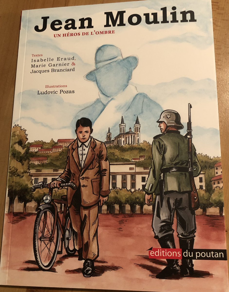 garnier_marie's tweet photo. Jean Moulin Édition du Poutan #histoire #jeanmoulin #Resistance #biographie #romangraphique #albumillustré #patrimoine #secondeguerremondiale https://t.co/OrRP7zMPtk