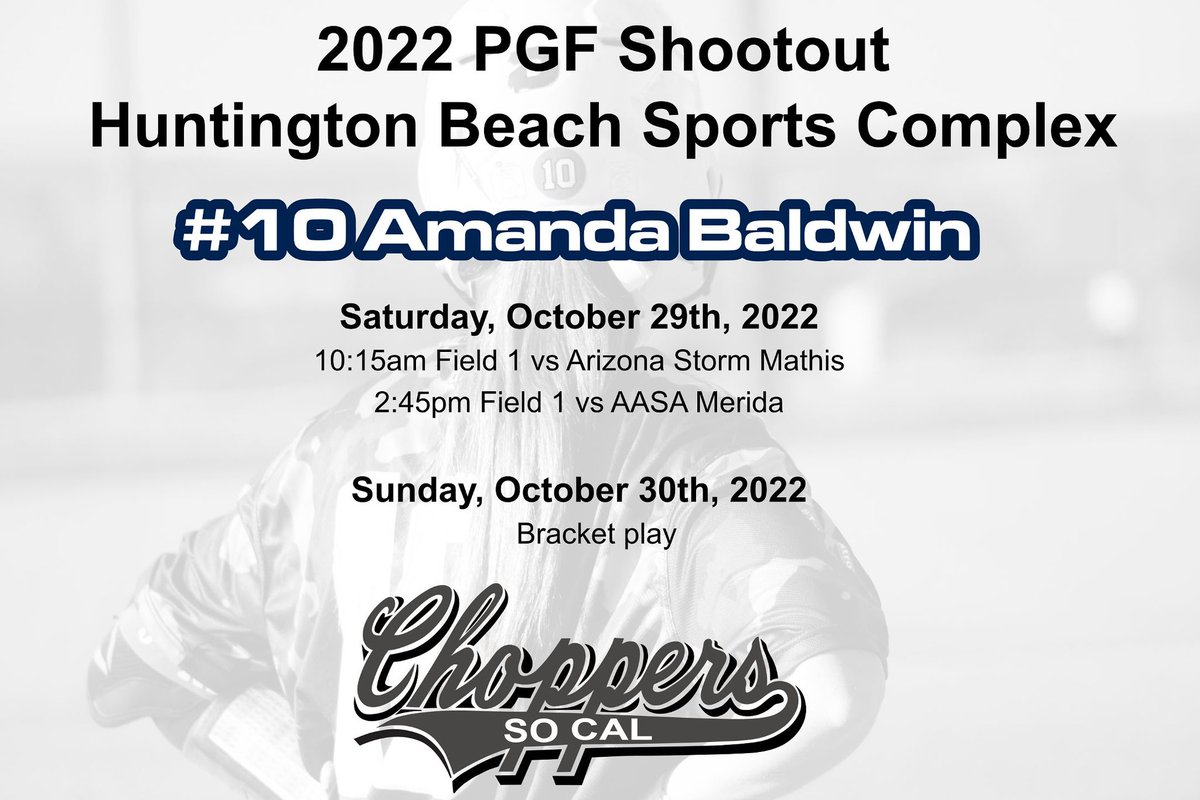 amandaabaldwin's tweet photo. Here’s my schedule for this weekend’s PGF tournament in Huntington Beach. #surfcitytourneys #pgf #chopchop https://t.co/Y0LMSuSqGd
