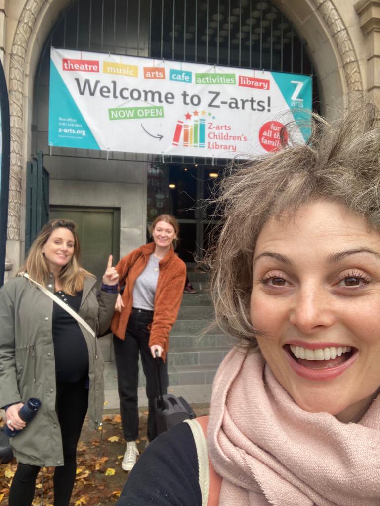 We popped into <a href="/Z_arts_mcr/">Z-arts</a> today to share some bits of our new show. Thanks to everyone who gave us a bit of their half term and a piece of their minds - them professional theatre critics have got nothing on you 😉❤️
