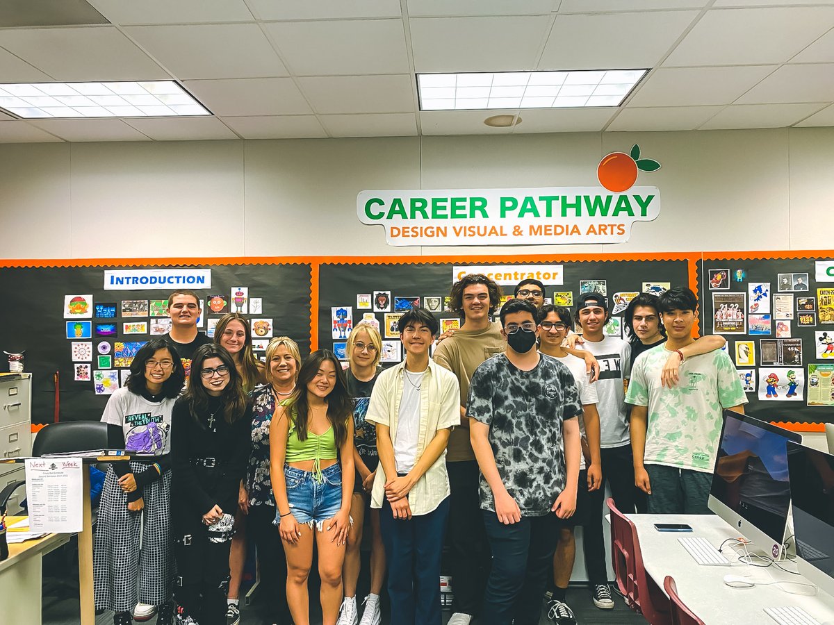 NorthOCROP's tweet photo. Students at @EsperanzaAztecs are thriving with #NOCROP instructor Marie Shirran.
-
In the first 7 weeks of class, DVMA students have completed 28 projects for clients and/or tasks to improve the classroom.
-
#ROP #CTE #CareerTechEd #DesignVisual #GraphicDesign #CareerPathway https://t.co/lX02IXik9O