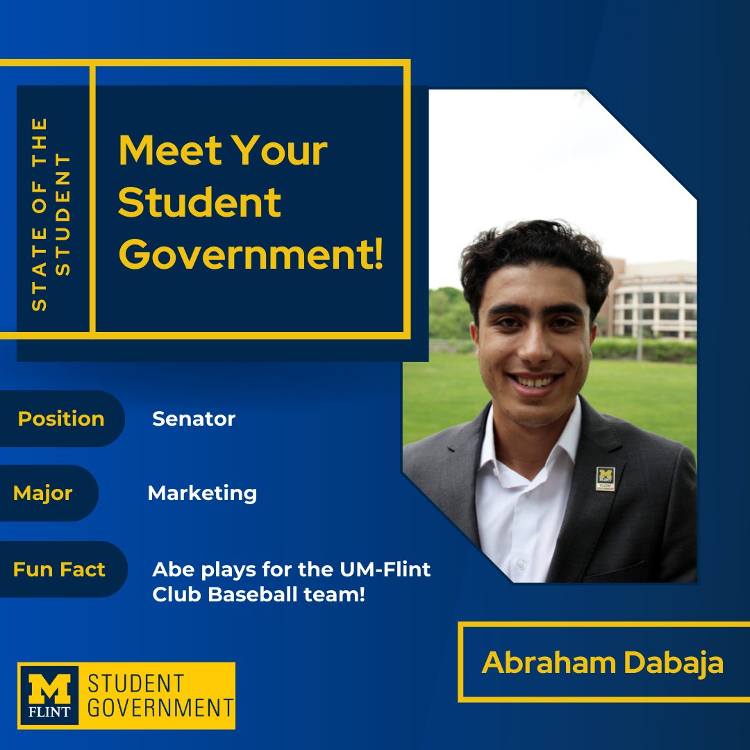 SGumflint's tweet photo. State of the Student is TODAY in French Hall room 161 at 4 P.M! We'd love to see students come and voice their questions, comments, or concerns! See you there!

#umich #umflint #sgumflint #goblue https://t.co/ojJ1G7eMlQ