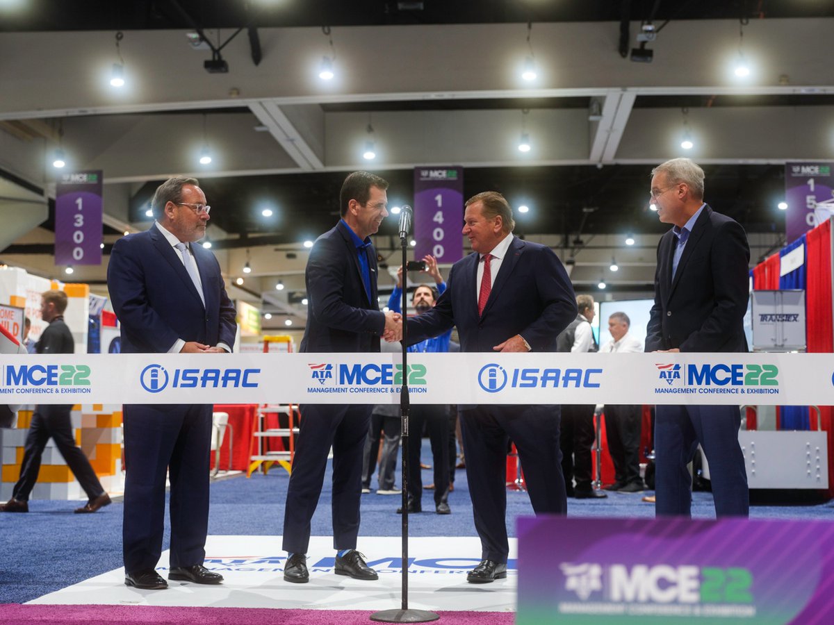 TuSimpleAI's tweet image. Join us at booth 13105 this week at the #ATAmce22 show in San Diego to see how we’re working to change the way freight is transported with autonomous trucks. @TRUCKINGdotORG