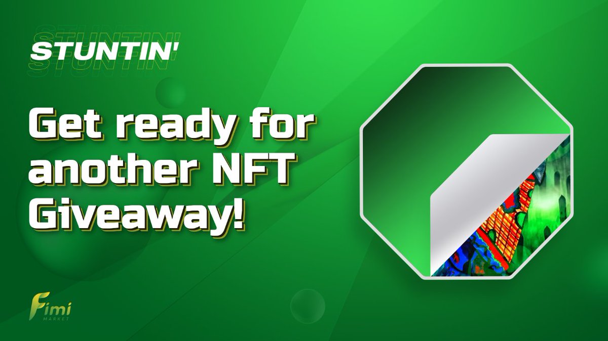 Coming Soon 💥🎁✨🔥 

Yes! It's another #NFTgiveaway from a Fimi NFT Marketplace artist!

Stay tuned for details!

#NFTcollector #NFTbuyer #NFTcommunity