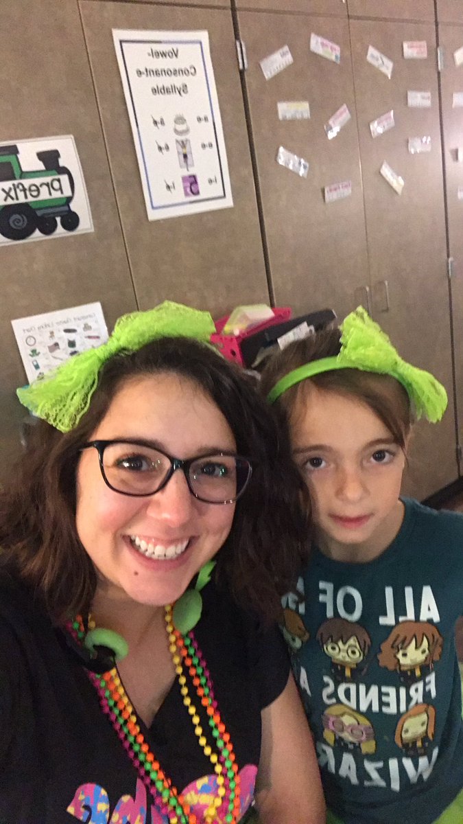 Twinning on the first day of red ribbon week!@FCE_PTO