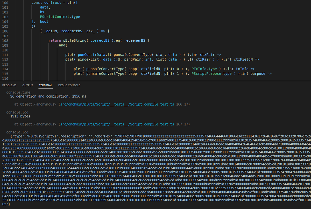 MicheleHarmonic's tweet photo. I cannot describe how excited I am to finally announce that the first Cardano Smart Contract entirely

❤️‍🔥written
🔥compiled
🚀serialized

only using typescript is now working on the preprod testnet 🤩

https://t.co/RiZOXeItr5 https://t.co/PCkdkWIqyY