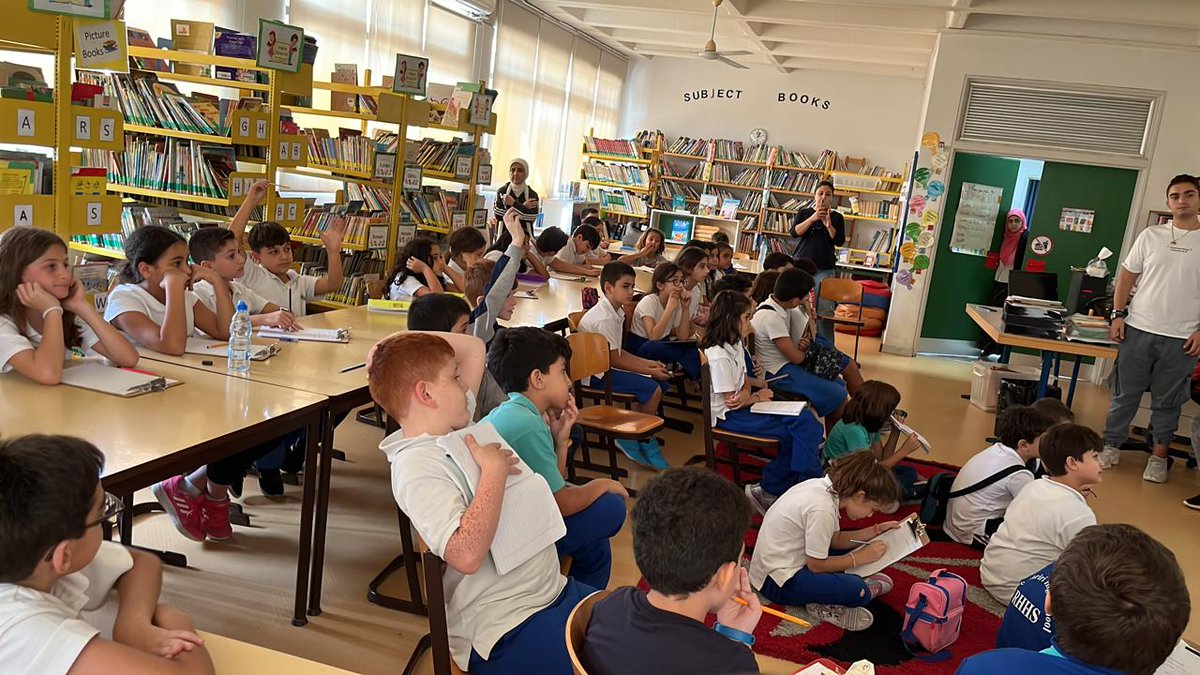 RHHS_Elementary's tweet photo. Fourth graders inquired into how health issues affect people's lives and what strategies can be used to cope with stress by holding an interview with the #expert Dr. Norma Helo #who_we_are #health_issues @RHHS_Saida https://t.co/HQzAfigHb2