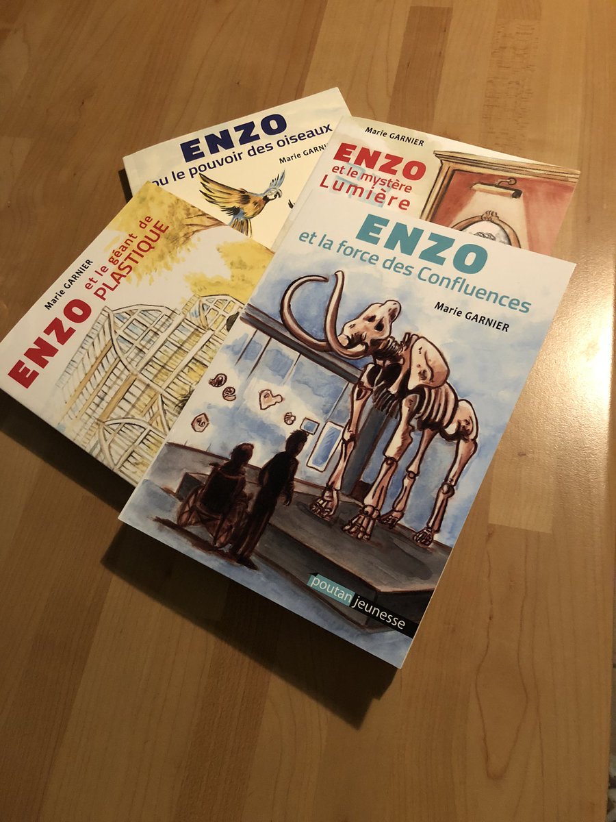 garnier_marie's tweet photo. Le tome IV des aventures d’Enzo vient de paraître.
Enzo et la force des confluences édition du Poutan jeunesse #romanjeunesse #lectureenfant #romanaventure #inclusion #handicap #patrimoinelyon #frereslumiere #parcdelatetedor #parcvillarslesdombes #ecologie #planete https://t.co/9bmllZiNL9