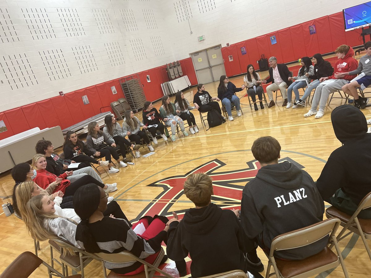 CenterMorichHS's tweet photo. A great day w/ our peer leadership classes, & boys & girls lacrosse teams! They attended leadership training with John Martin & the amazing team from Suffolk County Health Education Department! These incredible students will be collaborating on some pretty big goals coming soon! https://t.co/hpBcpNUi6J