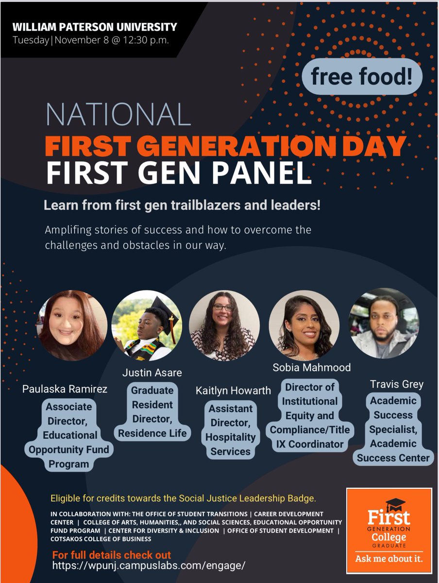 Save the date. #wpunj #wpcahss