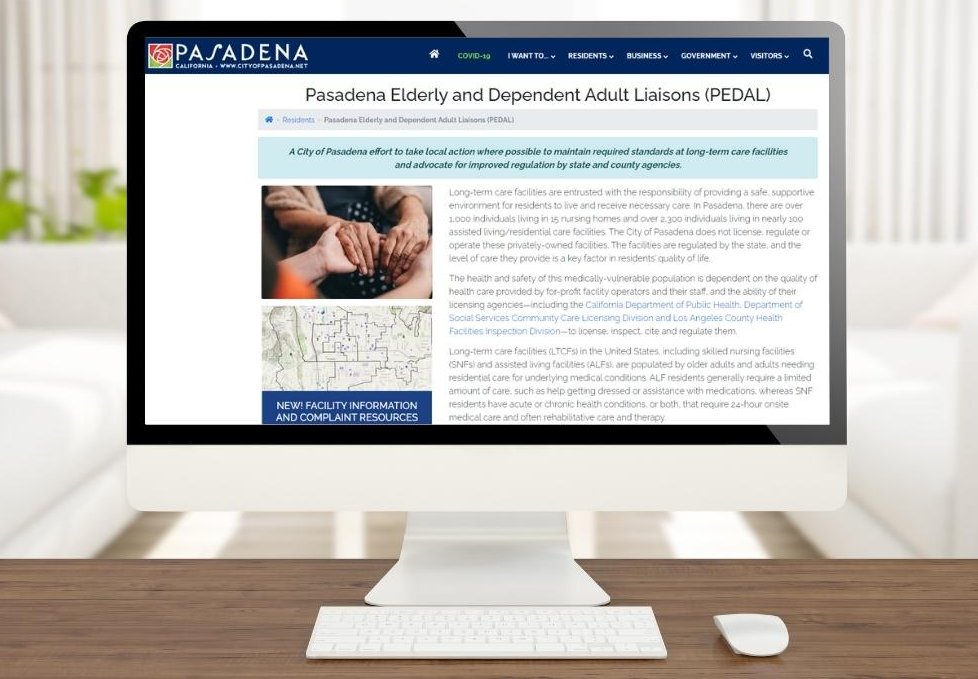 In an ongoing effort to provide information and transparency to the community, the Pasadena Elderly and Dependent Adult Liaisons (PEDAL) website now includes a Facility Information and Complaint Resources portal. Read the news release for full details: bit.ly/3VVI22K