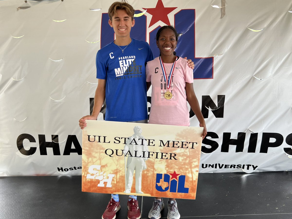 JoshuaCEstes's tweet photo. Today was my final Region 3-6A race.  I finished 13th with a time of 16:17.36 a course PR for me and qualified for State for the 2nd consecutive year.  @OilerTrackXC @PearlandHighSch #uncommitted #2023 @TXMileSplit https://t.co/T3lWYT3RFc