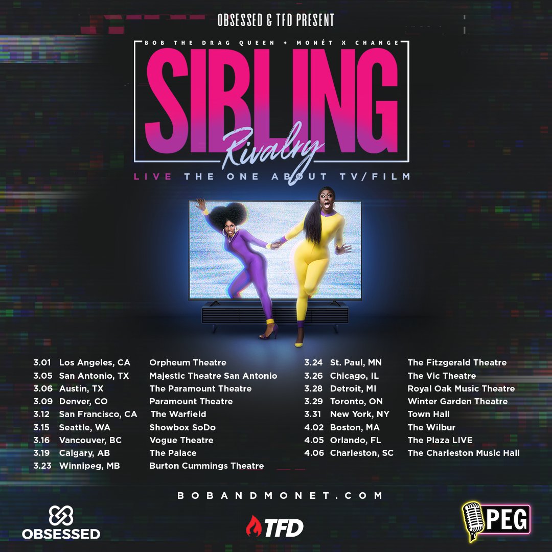 thatonequeen's tweet photo. You asked for it and now you're getting it! Monét and I are so happy to announce the next leg of our #SiblingRivalryLive tour. Sign up by 11:59 PM 10/26 at https://t.co/w2godDYO9z to get fan-exclusive ticket and VIP upgrade presale access! @ObsessedINTL https://t.co/bbcTqcCemr