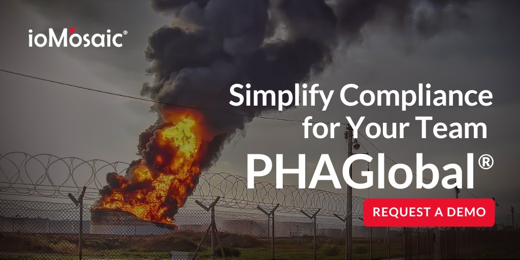 ioMosaic's tweet image. Get PHAGlobal® ― the tool that empowers your team to promptly address an audit’s findings and recommendations and more! bit.ly/3rI7jPT 
#processsafetysoftware #processhazardanalysis #chemicalsafety