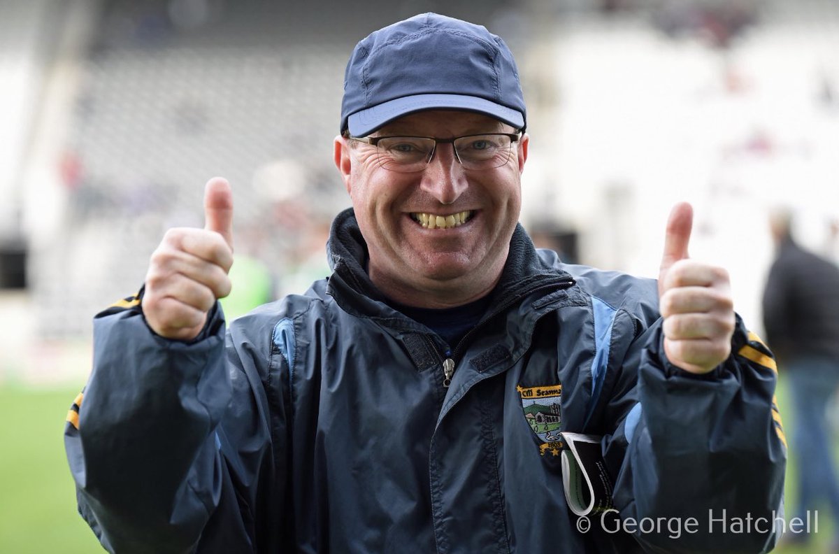 PaudieP's tweet photo. Can we introduce you to the mighty John Geaney, chairman of @KilshannigGAA . Thanks to the @StMichaelsCork charismatic photographer @GeorgeHatchell2 for capturing happiness .. https://t.co/s8ischsNvf