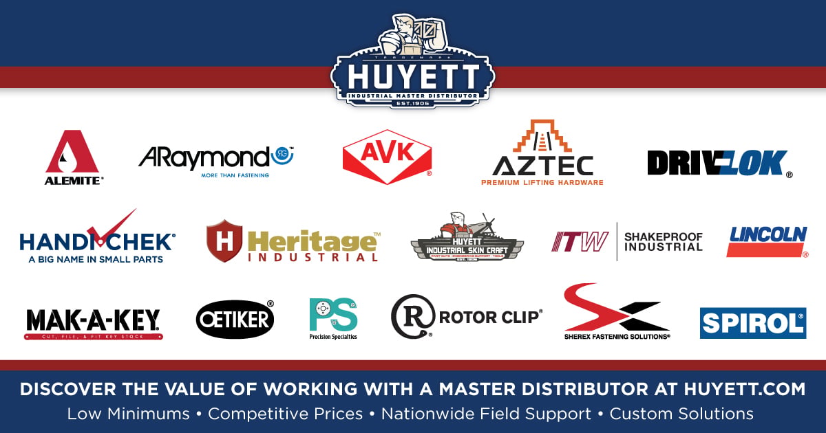 GLHuyett's tweet photo. As a master distributor, Huyett gives you access to the most trusted brands in the industry with low minimums and competitive prices. Learn more about your options for high-quality fasteners today:
https://t.co/gBBSdkXVNT
#Huyett #masterdistributor #fastenerindustry https://t.co/EDTJZv8JZQ