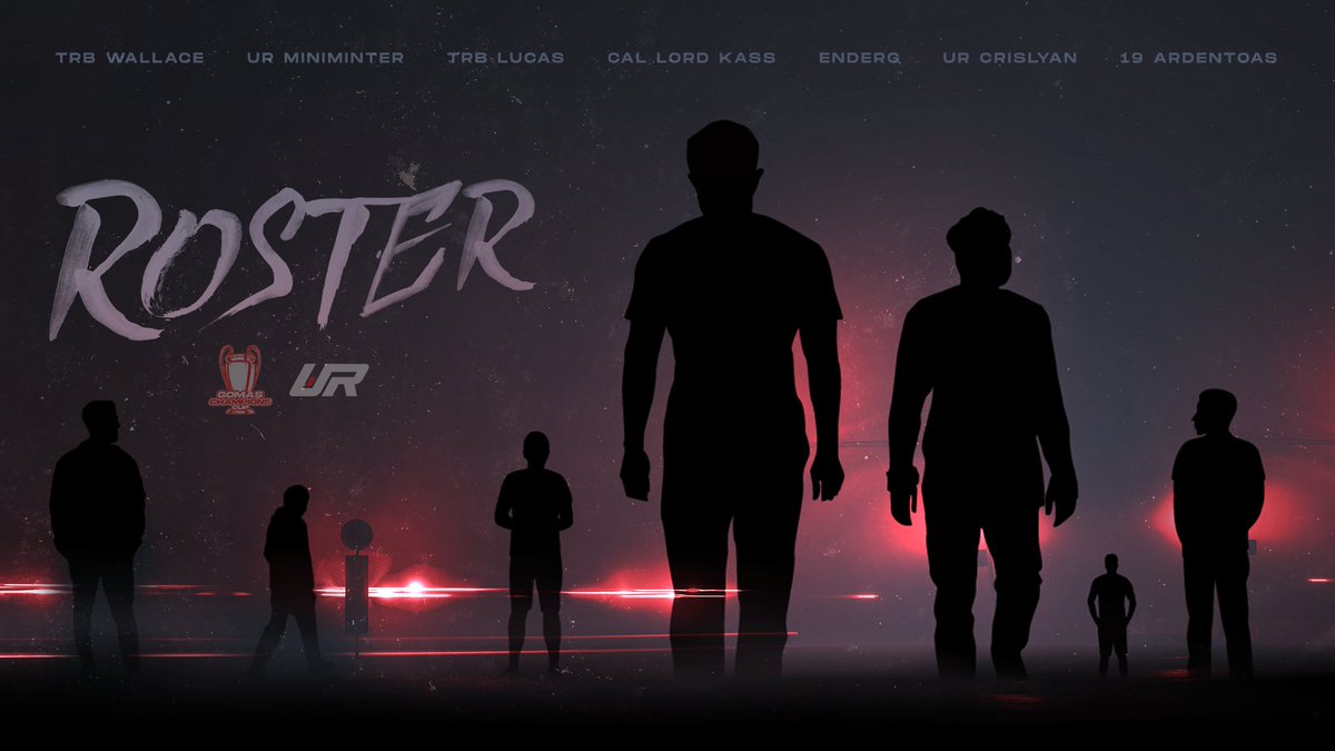 #ClashRoyale | Roster

El freestyle se toma una nueva competencia en busca del minuto perfecto.

¡ A romperla la voz en #GomasCUP !

🇧🇷| <a href="/WallaceCR_/">Wallace</a>
🇵🇪| <a href="/Mini__CR/">Mini™️</a>
🇧🇷| @lucasxgamercr_
🇵🇪| <a href="/Lord_KassCR/">👑 Lord Kass 👑</a>
🇻🇪| <a href="/EnderDGC/">Ender</a>
🇨🇱| <a href="/CrisLyan0/">crís_lчαn🇨🇱</a>
🇲🇽| <a href="/ardentoas191/">STMN Ardentoas</a>

#LetsGoRappers 🎙 <a href="/Ap3Gomas/">Gomas</a>