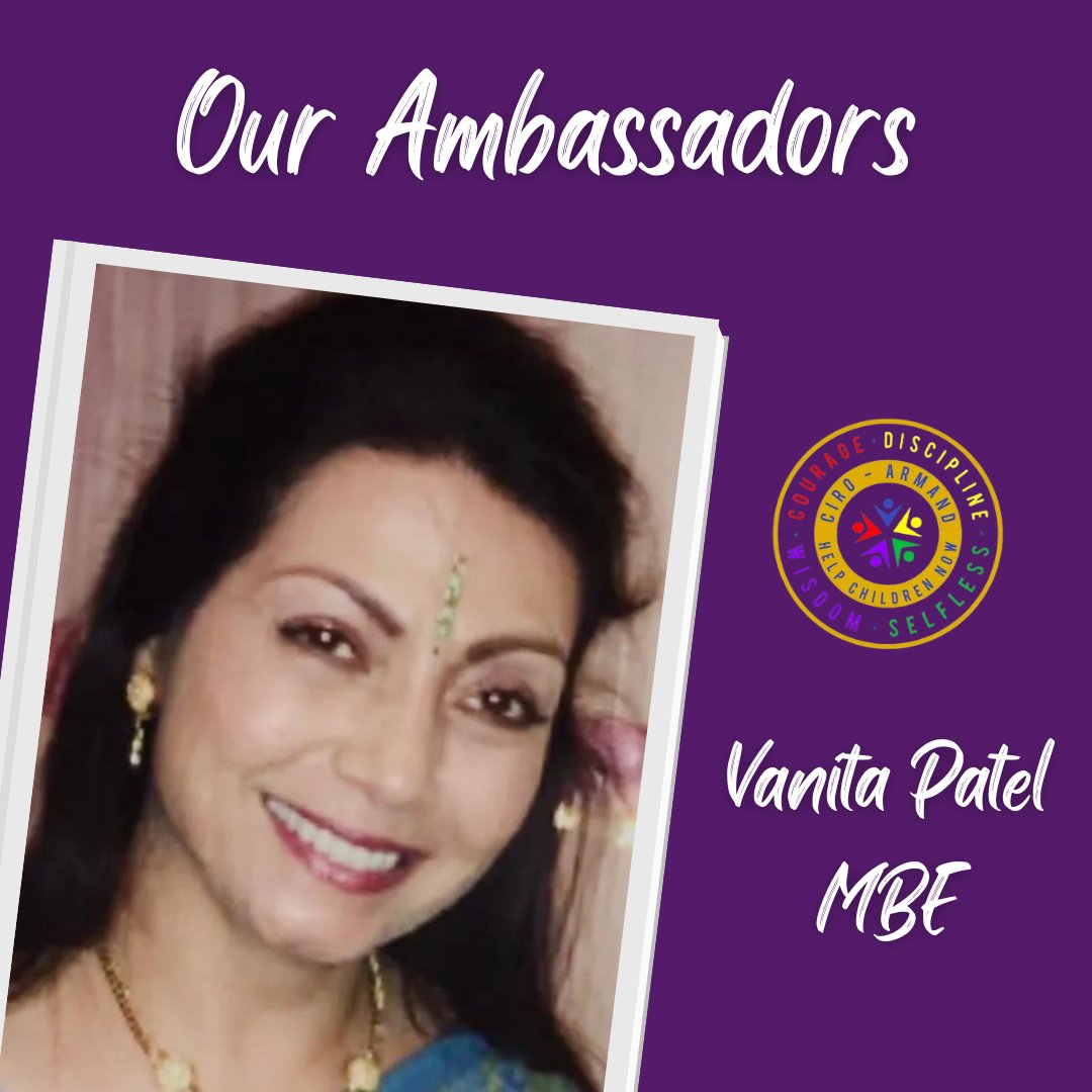 ciroarmand's tweet photo. Our Ambassador Vanita Patel MBE 🧡

As a Human Rights Activist, for the past 25 years she has been volunteering for Anti Slavery International and other NGOs working to eradicate modern slavery. 

#refugees #childrenscharity #ukcharity #humanrights #humanrightsactivist #activist https://t.co/XD7IZA61SO