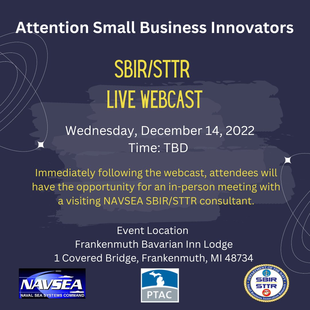 SAVE THE DATE - PTACs of MI and NAVSEA SBIR/STTR Event
linkedin.com/posts/macomb-r…