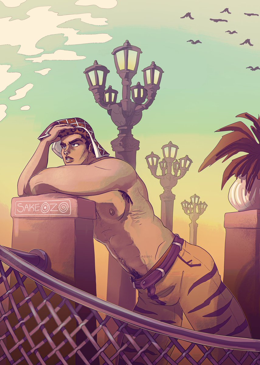 My contribution for <a href="/GUIDOartbook/">G U I D O - Shipped!</a>, I just gotta coz Mista is one of my fave characters 💚

#jjbafanart