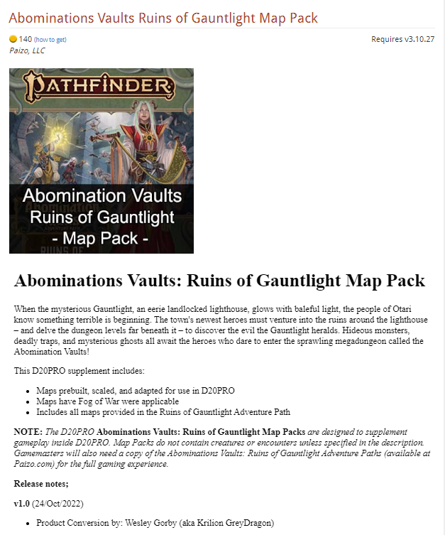 d20pro's tweet photo. Abominations Vaults: Ruins of Gauntlight Map Pack in now on the marketplace.
https://t.co/OpTbDidgXF
#pathfinder #pathfinder2e #tabletopgaming #vtt #maps https://t.co/yiC9CLAm4D