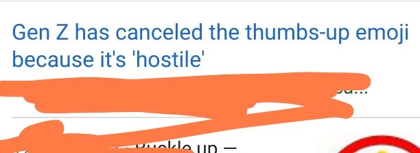 Azerlikestea's tweet photo. Who the fuck thought this 👍 was hostile https://t.co/xlmX8zBXS4