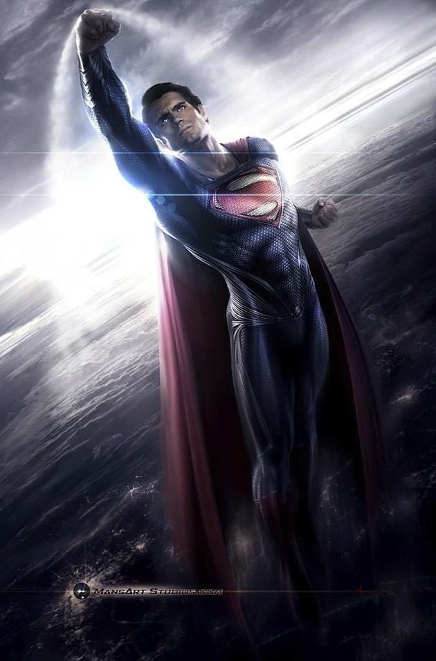 ComicCinemaNerd's tweet photo. Thee … Man Of Steel ! It’s good to have #HenryCavillSuperman back ! Thank you @TheRock https://t.co/EARu2dVJR9