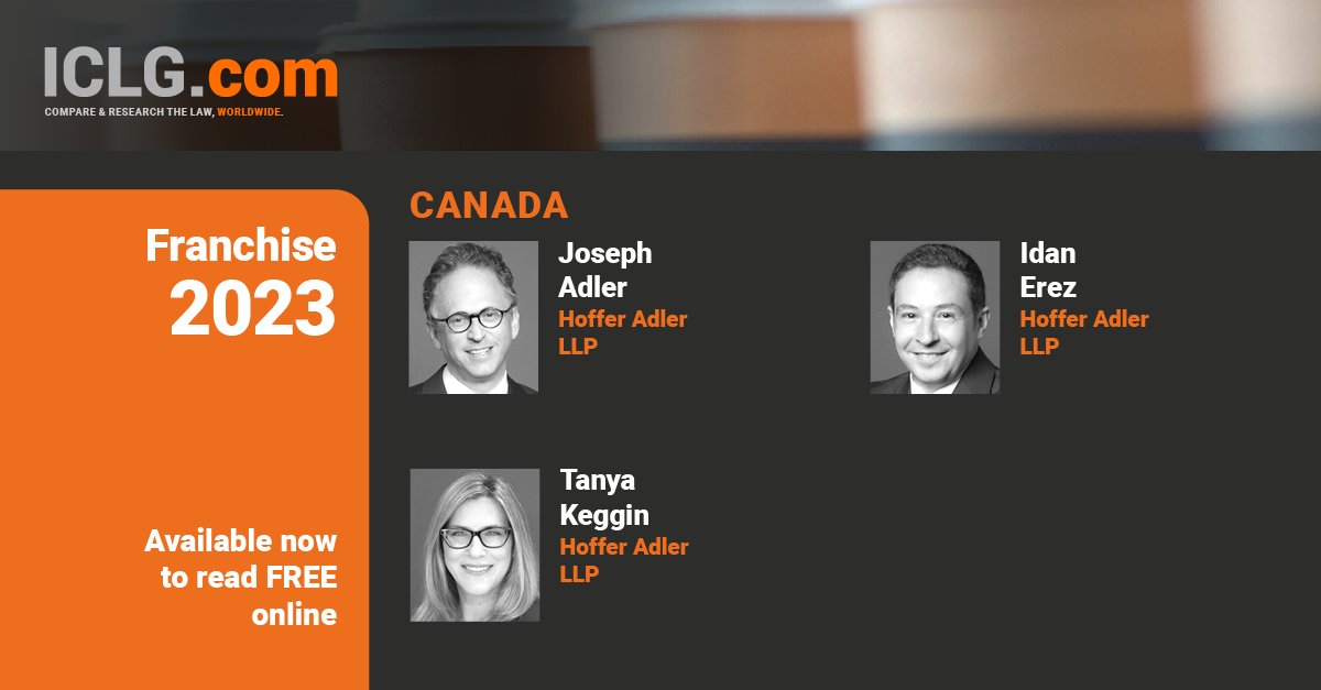 HofferAdler's tweet photo. ICLG: Franchise - Canada https://t.co/WWuTLnNoe3 via @ICLG_GLG https://t.co/BEyOrfO9DJ