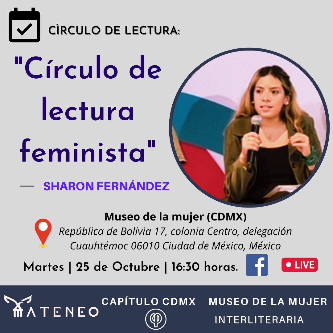 AteneoCDMX's tweet photo. ⚡️Tenemos capacidad para 30 lugares, pero quienes no logren acompañarnos podrán seguirnos en redes sociales. 
🧡¡Te esperamos!  @museodelamujer
https://t.co/XQKHznj5RN
#DiaNaranja #Mujeres #AteneoNacional https://t.co/qMmVqRdHpa