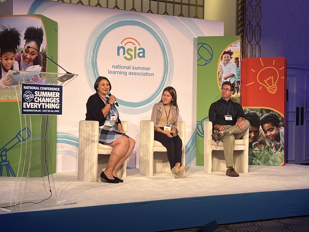 summerlearning's tweet photo. Today, conference-goers met Lilly Moats (center), a camper at @RRRCamp who is with us in DC as a youth voice at #SummerChangesEverything. As a @wishcolorado Make-A-Wish recipient, Lilly got the exciting news today that she will meet Justice Sonia Sotomayor! Congratulations! https://t.co/iVigGm8of2