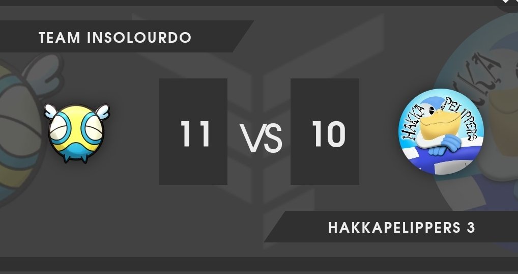 Great performance this week! We were at 9-9 before the last match that our timeless specialist Maxtoxx won 2-1 💥
This brings us to the precious 4th place shared with few other teams..  Go insolourdos 💪