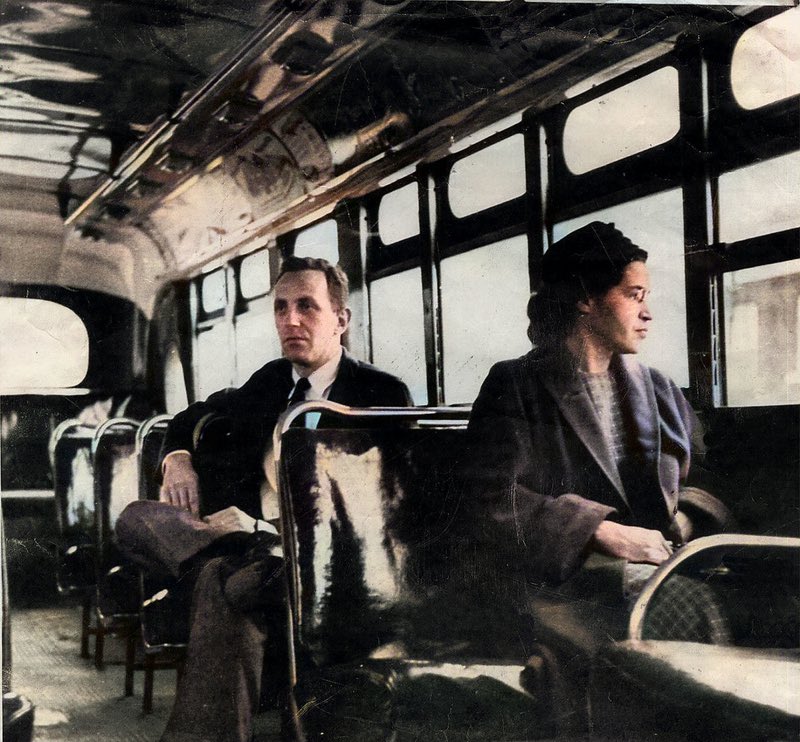 AfricanArchives's tweet photo. Happy Birthday to the late Rosa Parks! The civil rights activist who refused to give up her seat on a bus to a white passenger. 

Before Rosa Parks, there were other women who refused to give up their seats.

A THREAD! https://t.co/DFiXFTcWmm