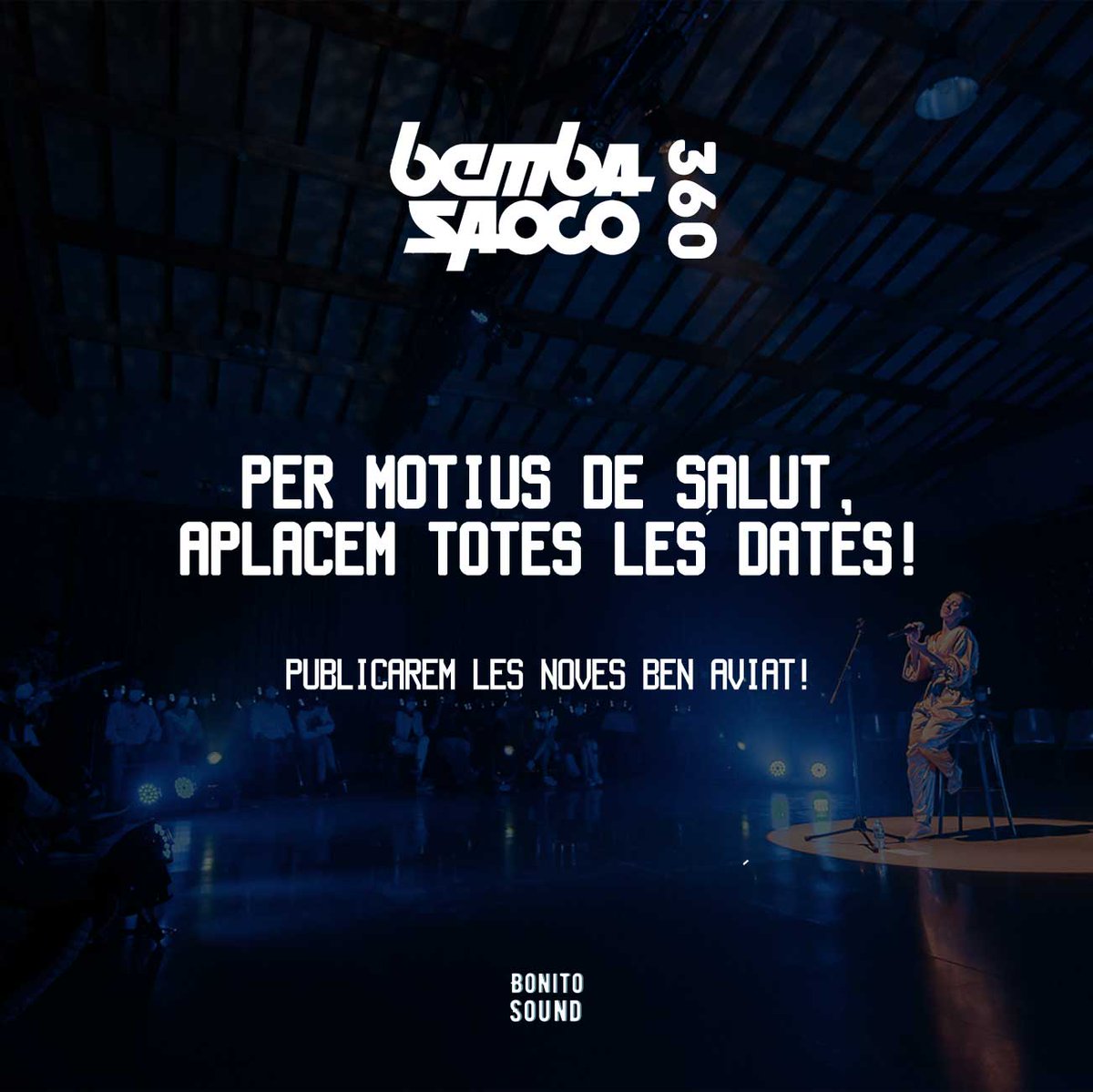 BembaSaoco's tweet photo. A vegades el cos et demana que paris i necessitarem uns dies més abans de tornar. Seguim treballant!

Moltes gràcies al @BcnDCultural i l'@AtriumTeatre per la comprensió i facilitats!! Aviat donarem noves notícies 🫶 https://t.co/F5hcEc9KIX