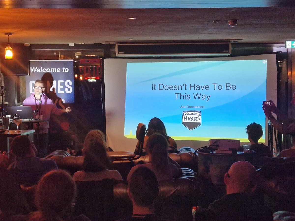 Whoop whoop. Amazingly funny talk from out very own <a href="/JonCodesThings/">Jon</a> at <a href="/GamesTalksLive/">GamesTalks.Live</a>. Tech debt is now one of out favourite things (to fix)