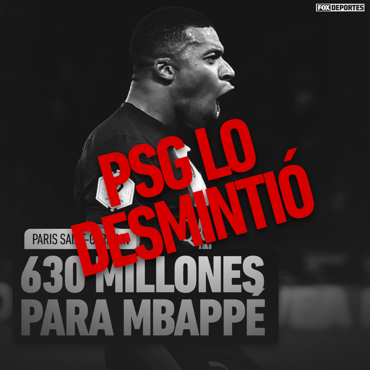 El #PSG desmintió las informaciones que surgieron en Francia sobre el contrato de #Mbappé 😯 Lo que se decía era que el delantero francés ganaría 630 millones de euros si cumple sus 3 años de contrato 🧐