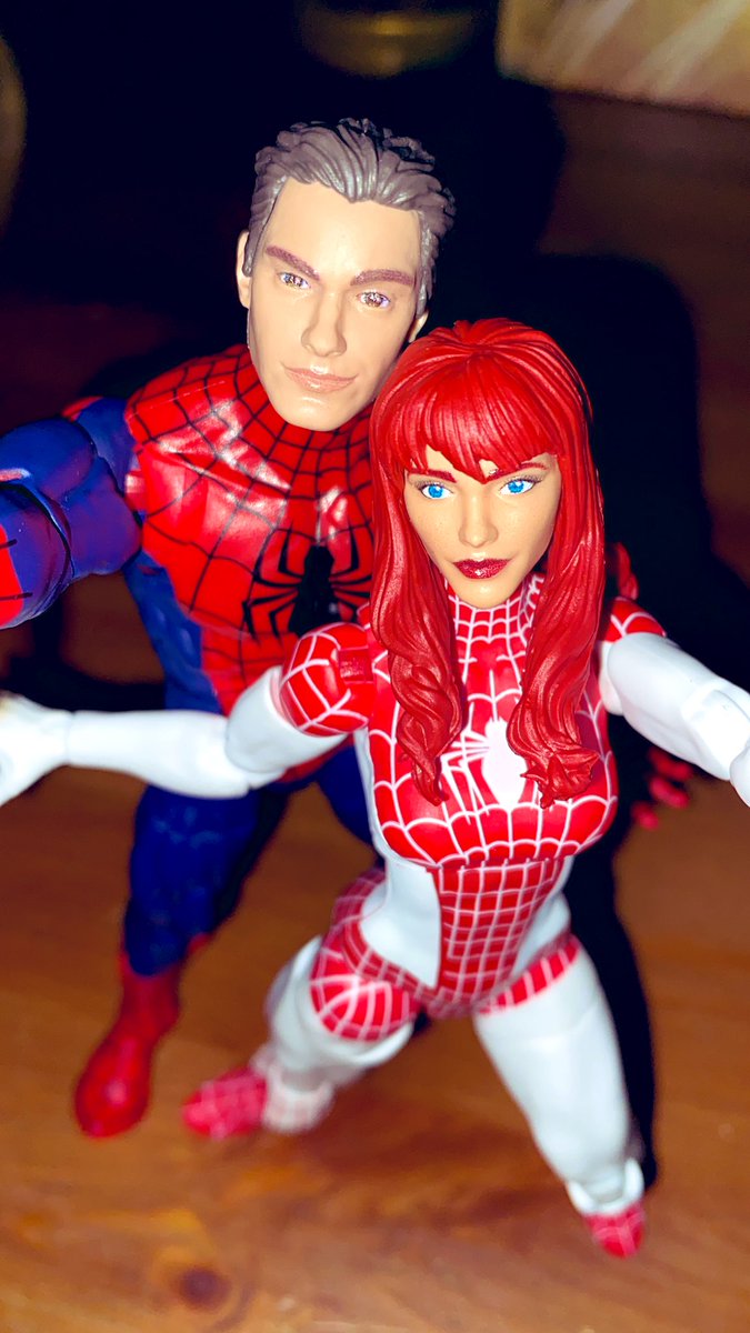 OolaFanForever's tweet image. #MarvelLegends #SpiderMan &amp;amp; #Spinneret (MJ) #PeterParker #MaryJaneWatson #RenewYourVows ❤️🕷❤️