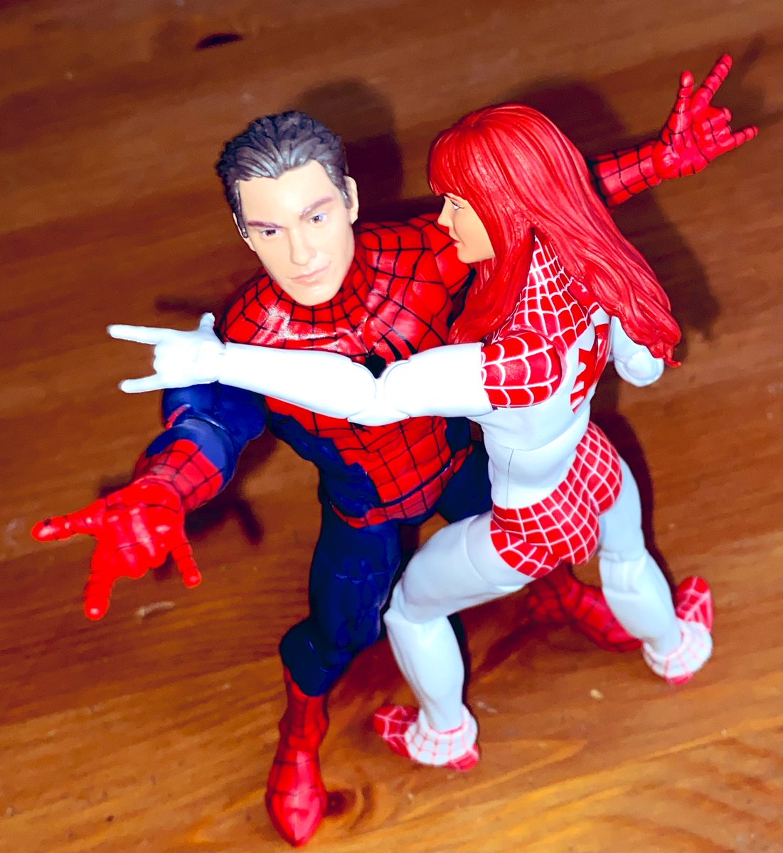 OolaFanForever's tweet image. #MarvelLegends #SpiderMan &amp;amp; #Spinneret (MJ) #PeterParker #MaryJaneWatson #RenewYourVows ❤️🕷❤️