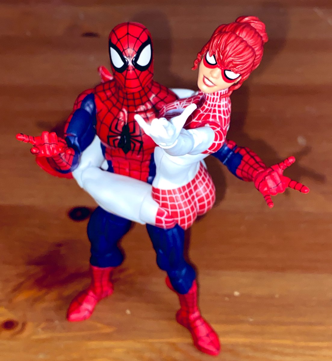 OolaFanForever's tweet image. #MarvelLegends #SpiderMan &amp;amp; #Spinneret (MJ) #PeterParker #MaryJaneWatson #RenewYourVows ❤️🕷❤️