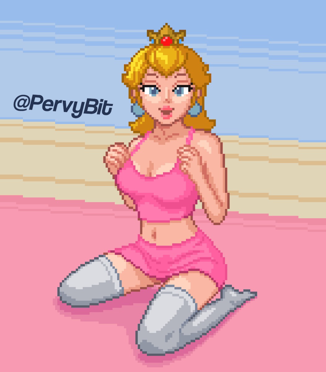 PervyBit's tweet photo. Let's play a game! 20 retweets and I start taking Peach's clothes off 😏🍑

Vamos a jugar algo! 20 retweets y comienzo a quitarle la ropa a Peach 😏🍑
#Peach #Mario #Nintendo #MarioRabbids #MarioMovie #fanart #Pixelart https://t.co/k2Pj4QQEvP