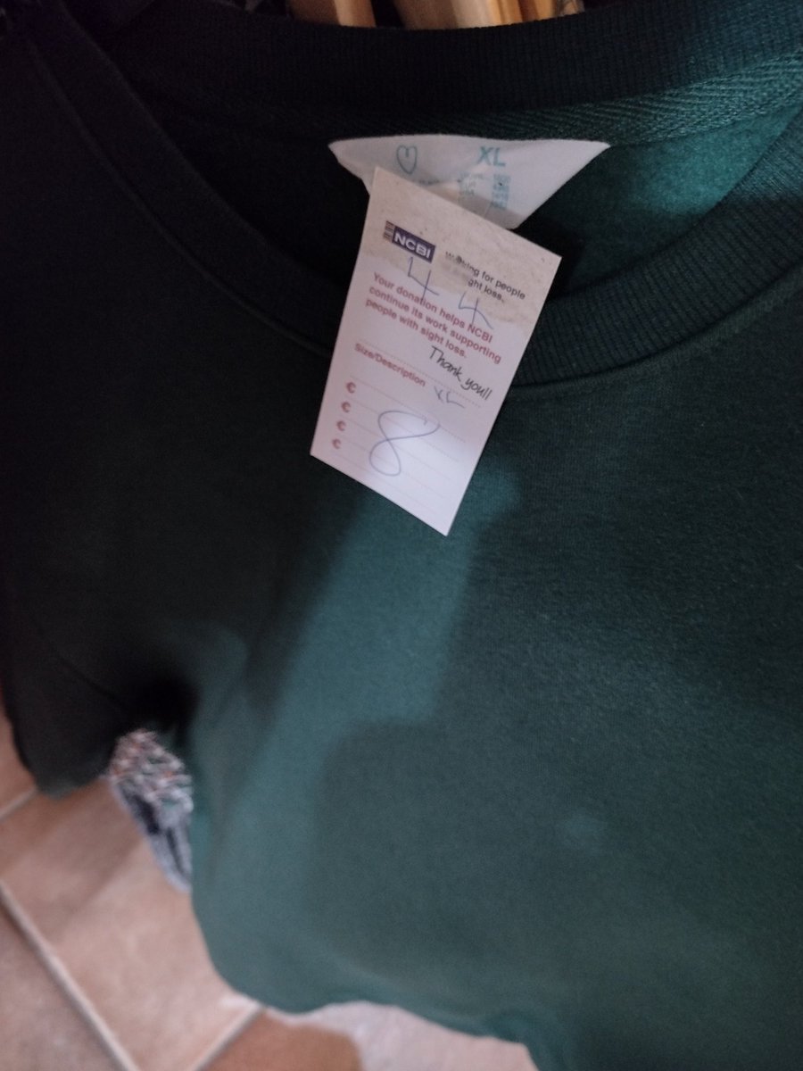 lisamoore18's tweet photo. @NCBI_sightloss can I ask why, in times that we are living in, that you think it is acceptable to sell things in your shop that are the same price to buy brand new??? Also, selling coats for €100, in a charity shop ?? Lost the run of yerselves https://t.co/tjqLVTMvbU