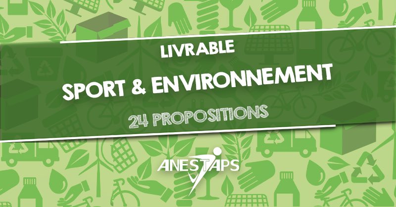 [ #SPORT &amp; #ENVIRONNEMENT ♻️ ] 

Le #CongrèsANESTAPS a été l'occasion de présenter les 24 propositions des #jeunes pour un sport #durable et acteur de la #TransitionÉcologique.

Retrouvez le livrable complet sur notre site ⤵️
anestaps.org/educathon-spor…
