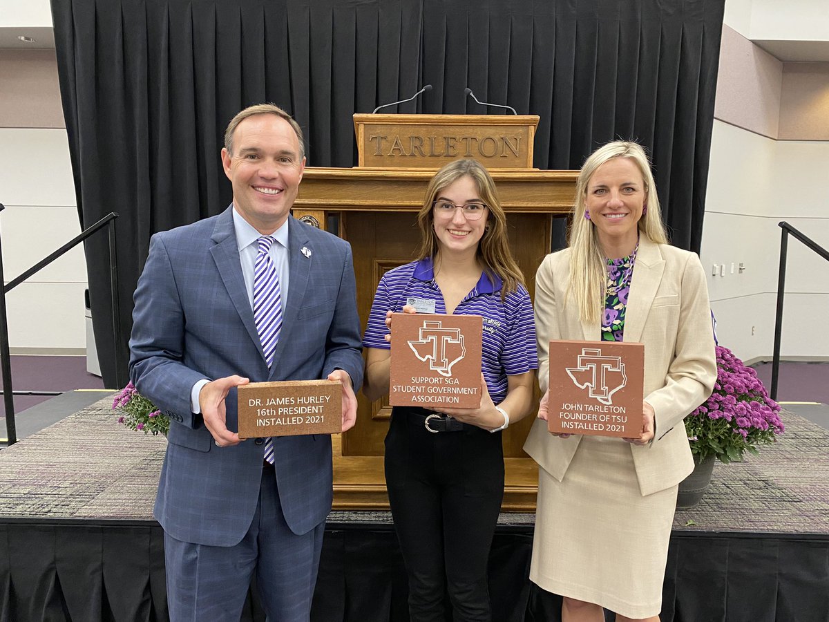 Today, <a href="/TarletonSGA/">Tarleton’s Student Government Association</a> launched the Tarleton Legacy Brick Program! I am excited for this initiative and to celebrate the legacies of our outstanding Texans. 

You can leave your legacy by purchasing a personalized brick to be placed on Texan Trace: texanbricks.com