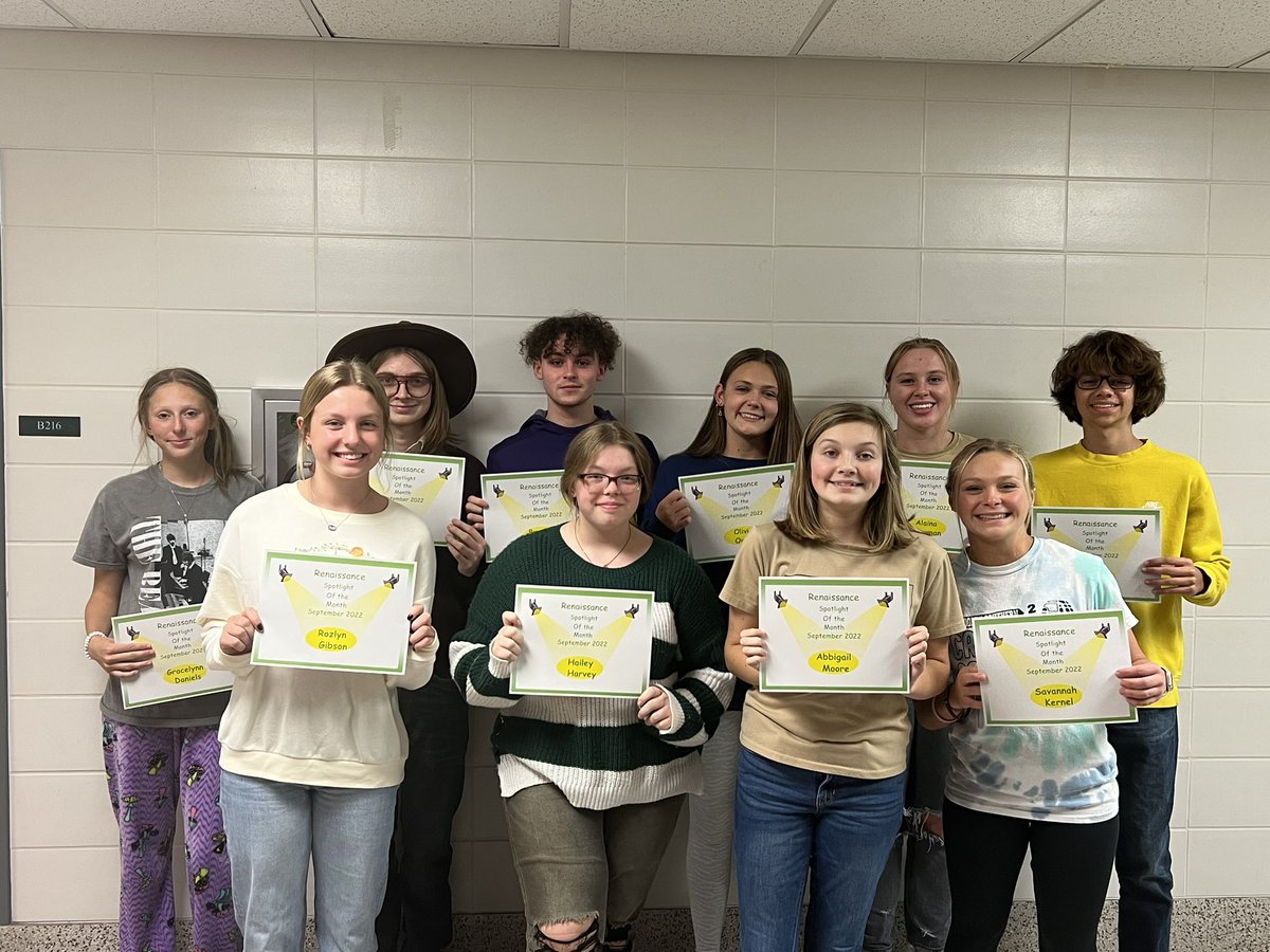 kmfoster68's tweet photo. Congratulations to our September Spot Light of the Month students. They were nominated by teachers for promoting a positive learning environment! @NCTrojans @J_Renaissance #GreatLakesRenRegion https://t.co/BnjA5hjlpB