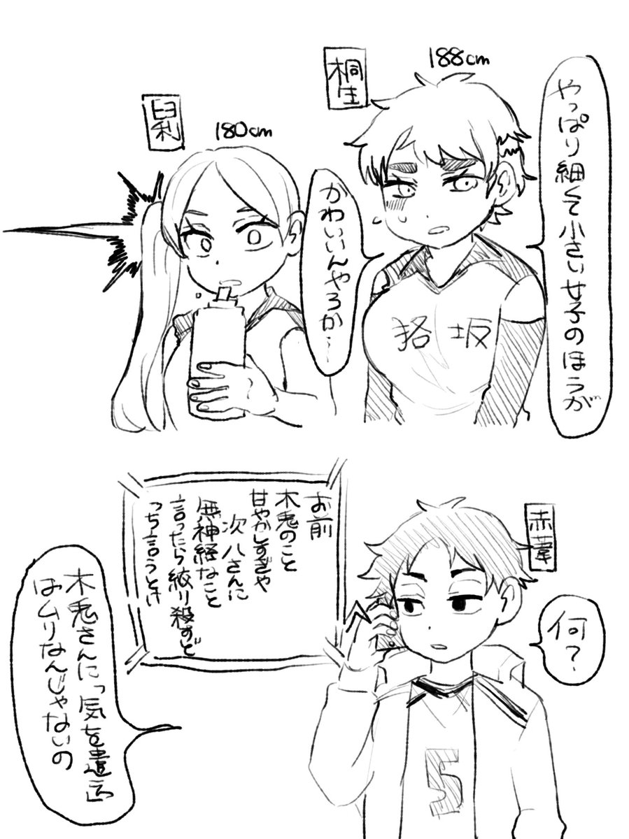 赤臼︎︎ ♀と木桐︎︎ ♀ 
