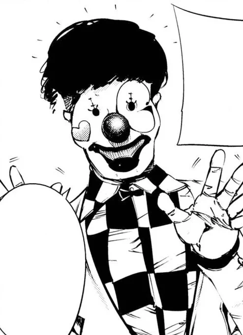 today's clown of the day is Kichimura Washuu from Tokyo Ghoul! 