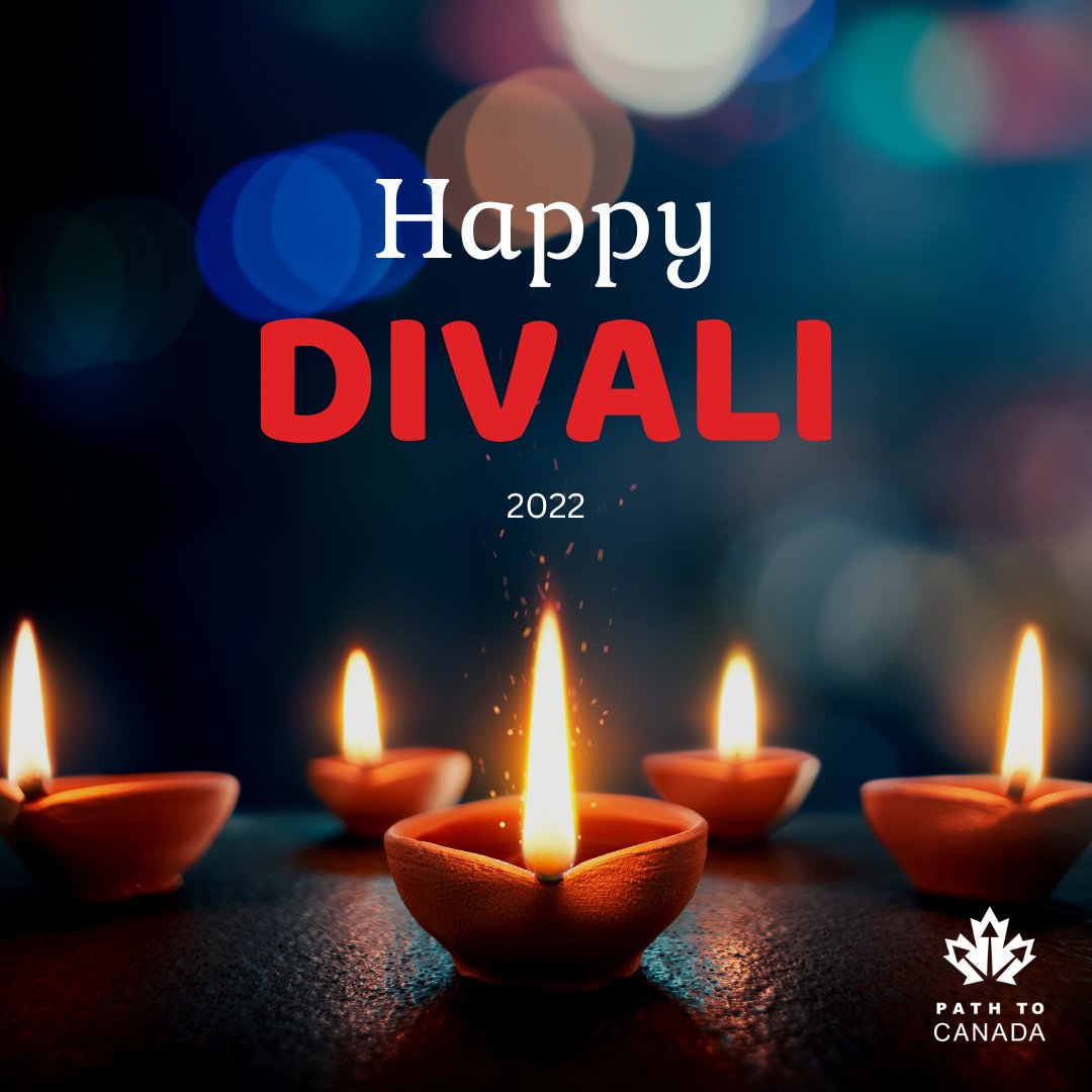 pathtocanada's tweet photo. From all of us at Path to Canada, Happy Divali! Also known as Dewali or Deepavali, the festival of lights celebrates the blessings of victory, freedom, and enlightenment. We hope you, your friends, and family enjoy this special celebration! https://t.co/JO1Sjxo6FD